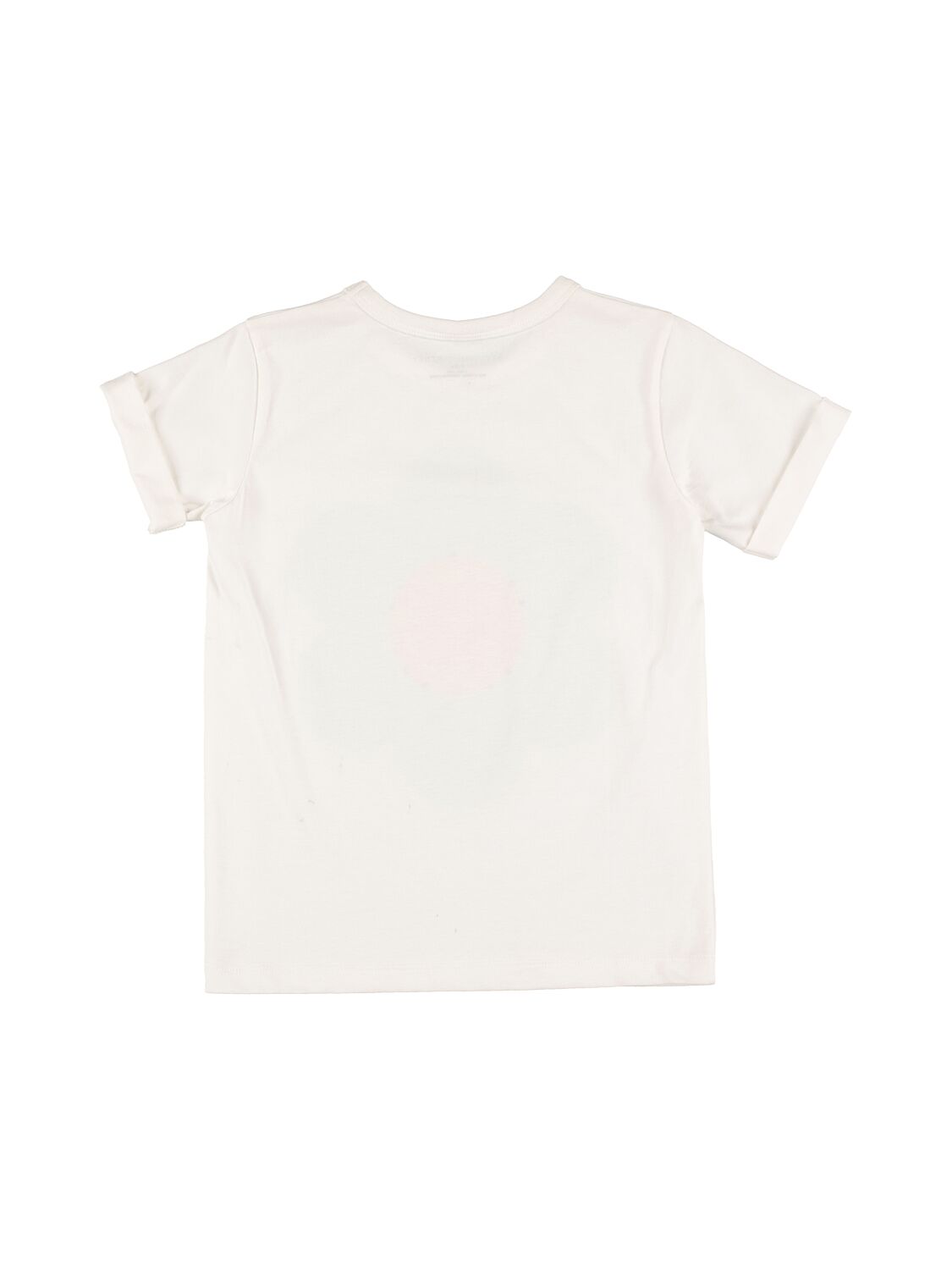 Shop Stella Mccartney Organic Cotton Embellished T-shirt In White