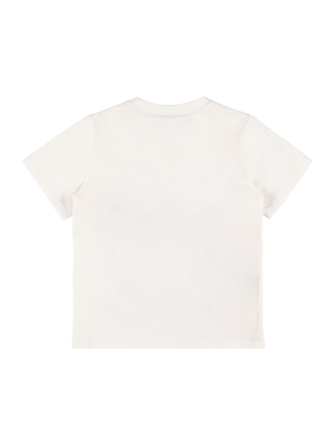 Shop Stella Mccartney Organic Cotton Jersey T-shirt In White