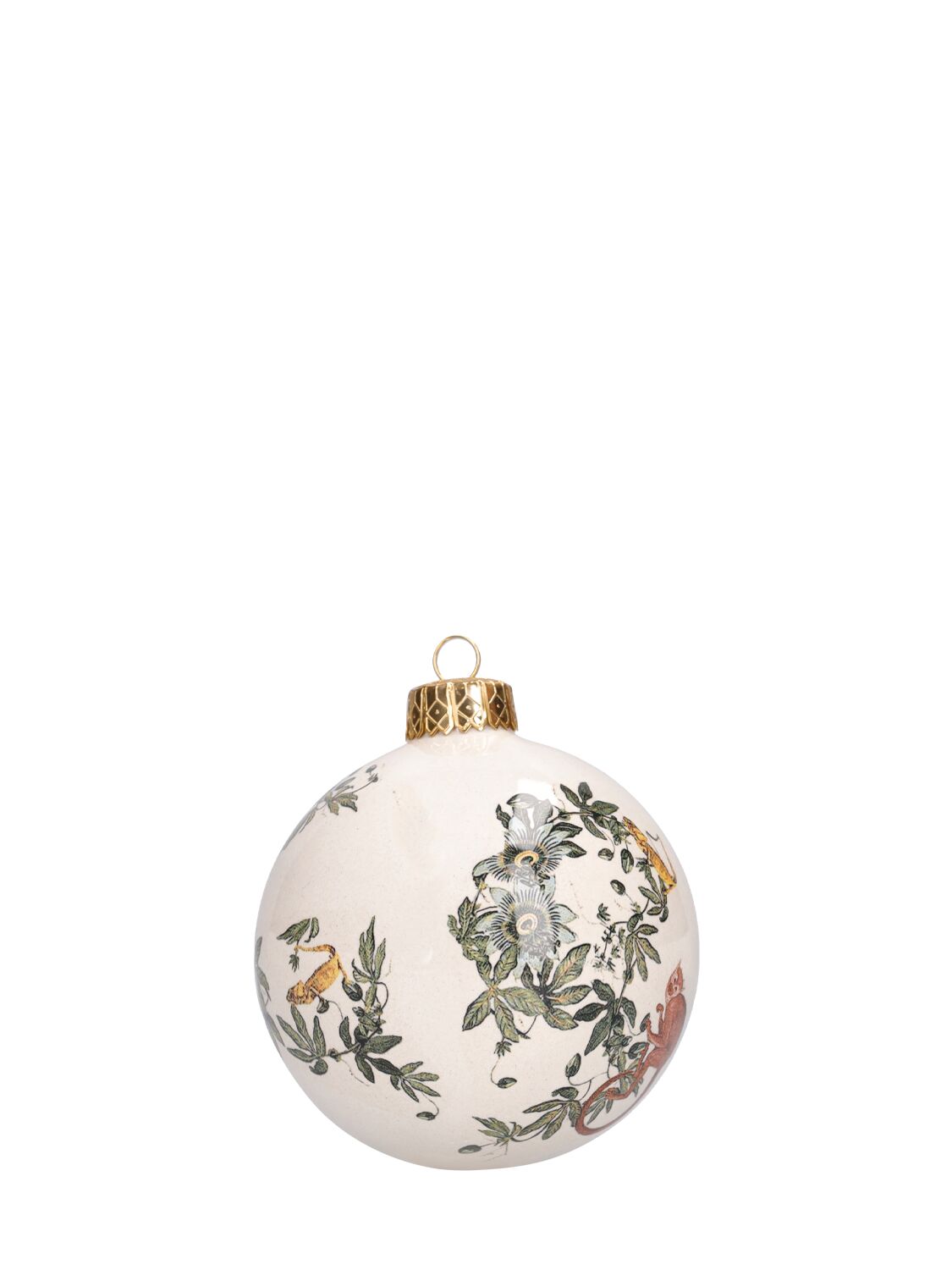 Shop Les Ottomans Porcelain Christmas Ornament In White