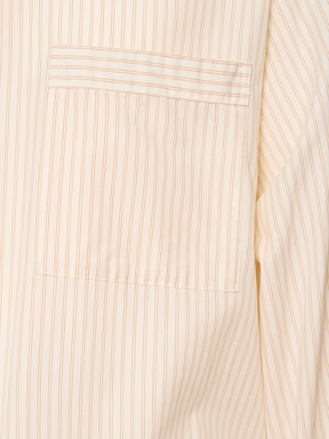Shop Birkenstock Tekla Buttoned Cotton Kaftan Shirt In White,beige