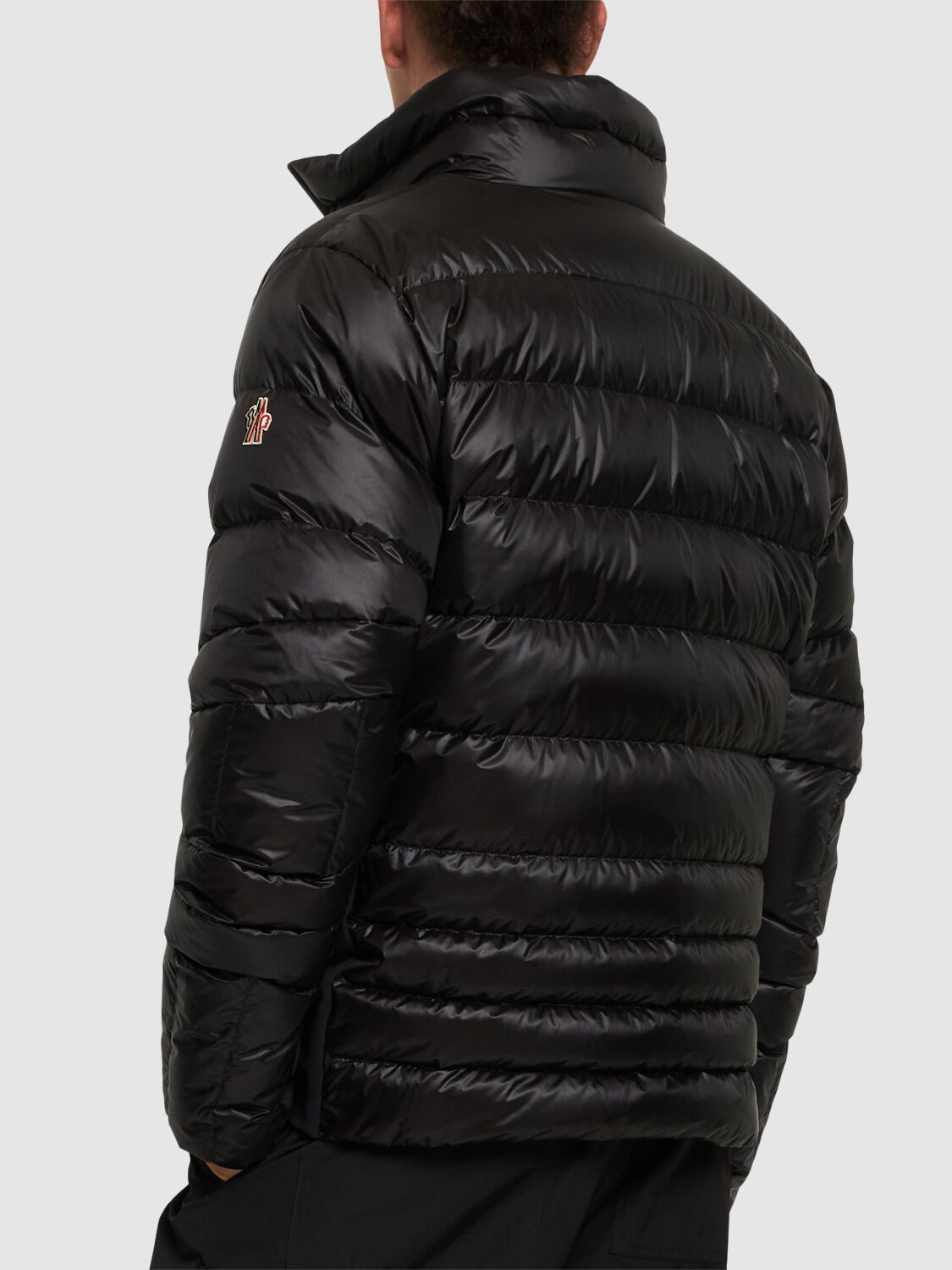 Shop Moncler Canmore Tech Down Jacket In Black