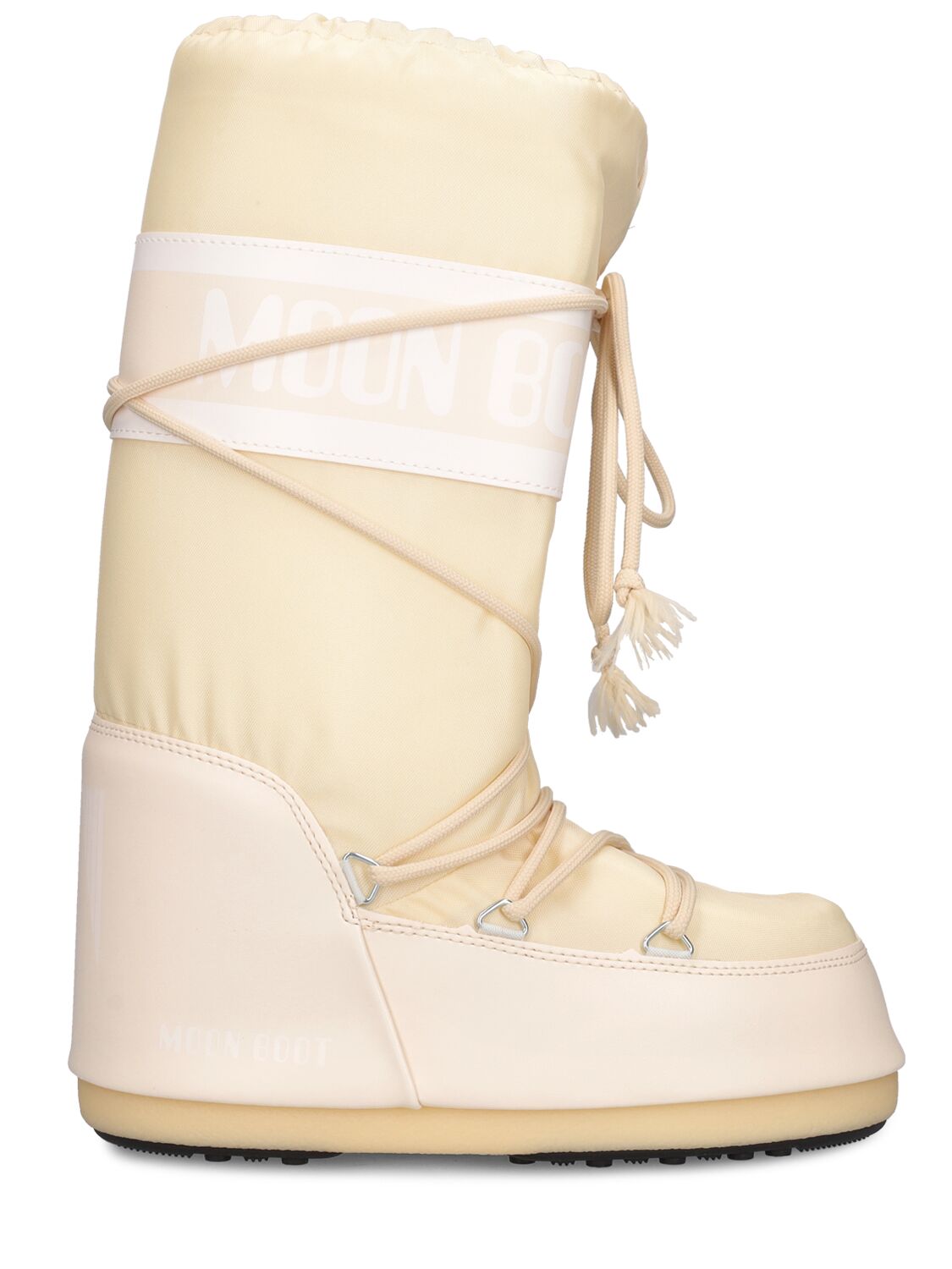 Moon Boot Tall Icon High Nylon S In Beige