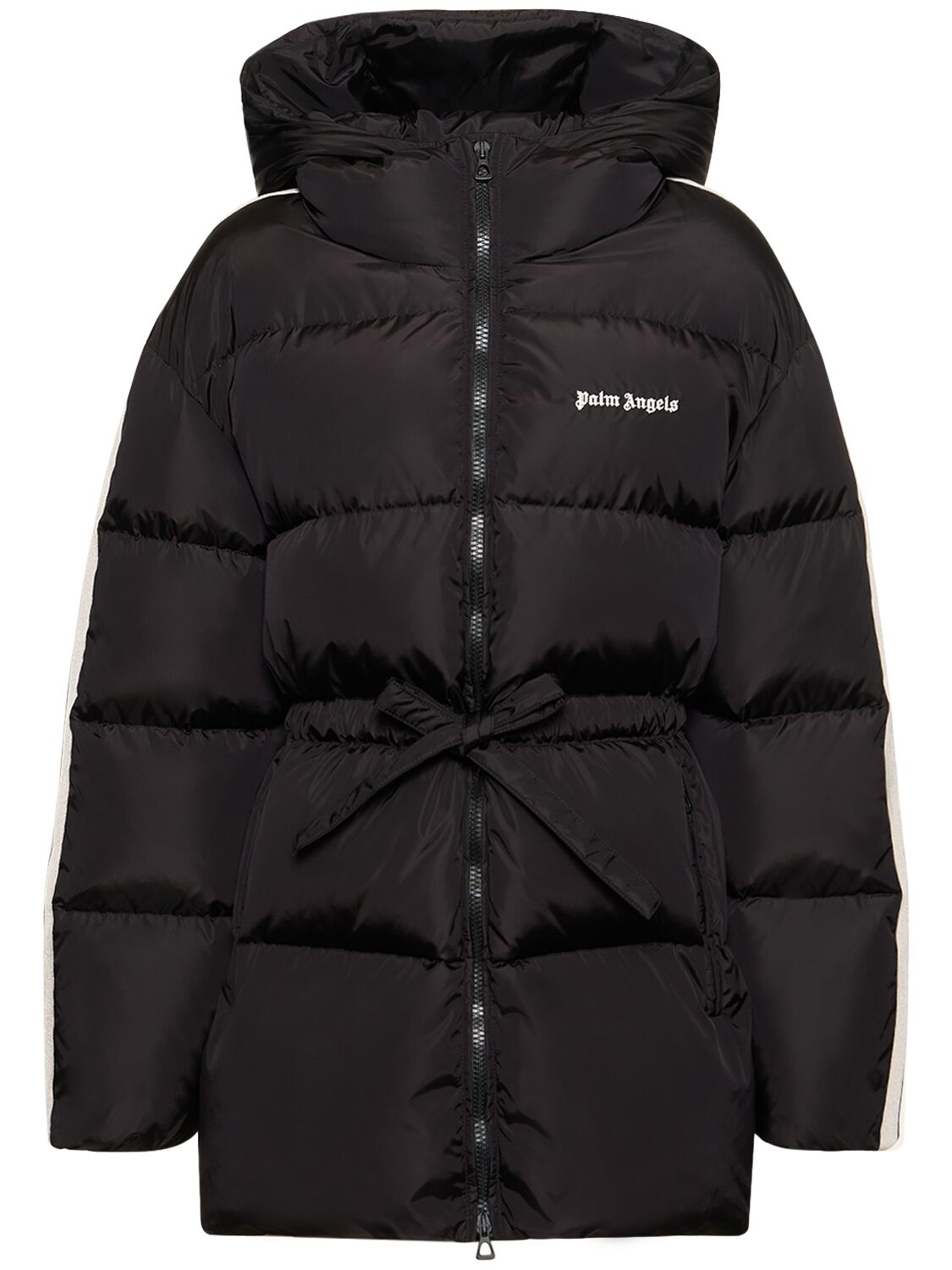 Belted Nylon Down Jacket
