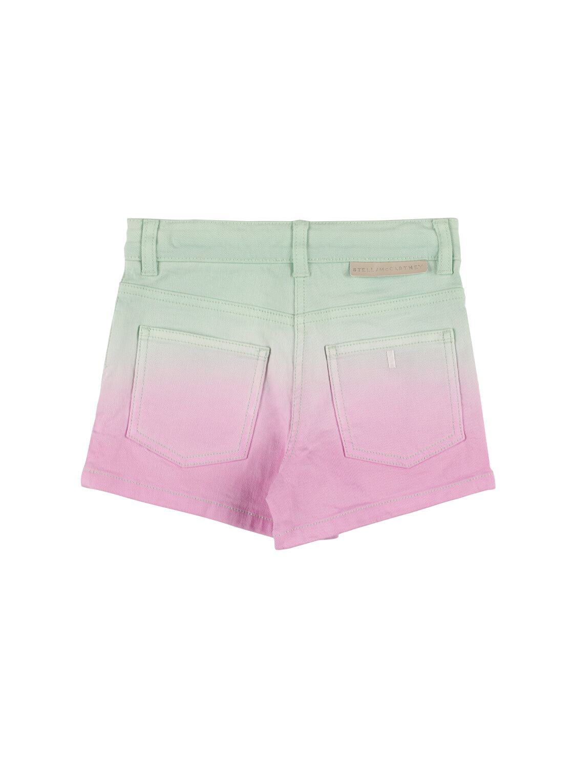 Shop Stella Mccartney Organic Denim Shorts In Bunt