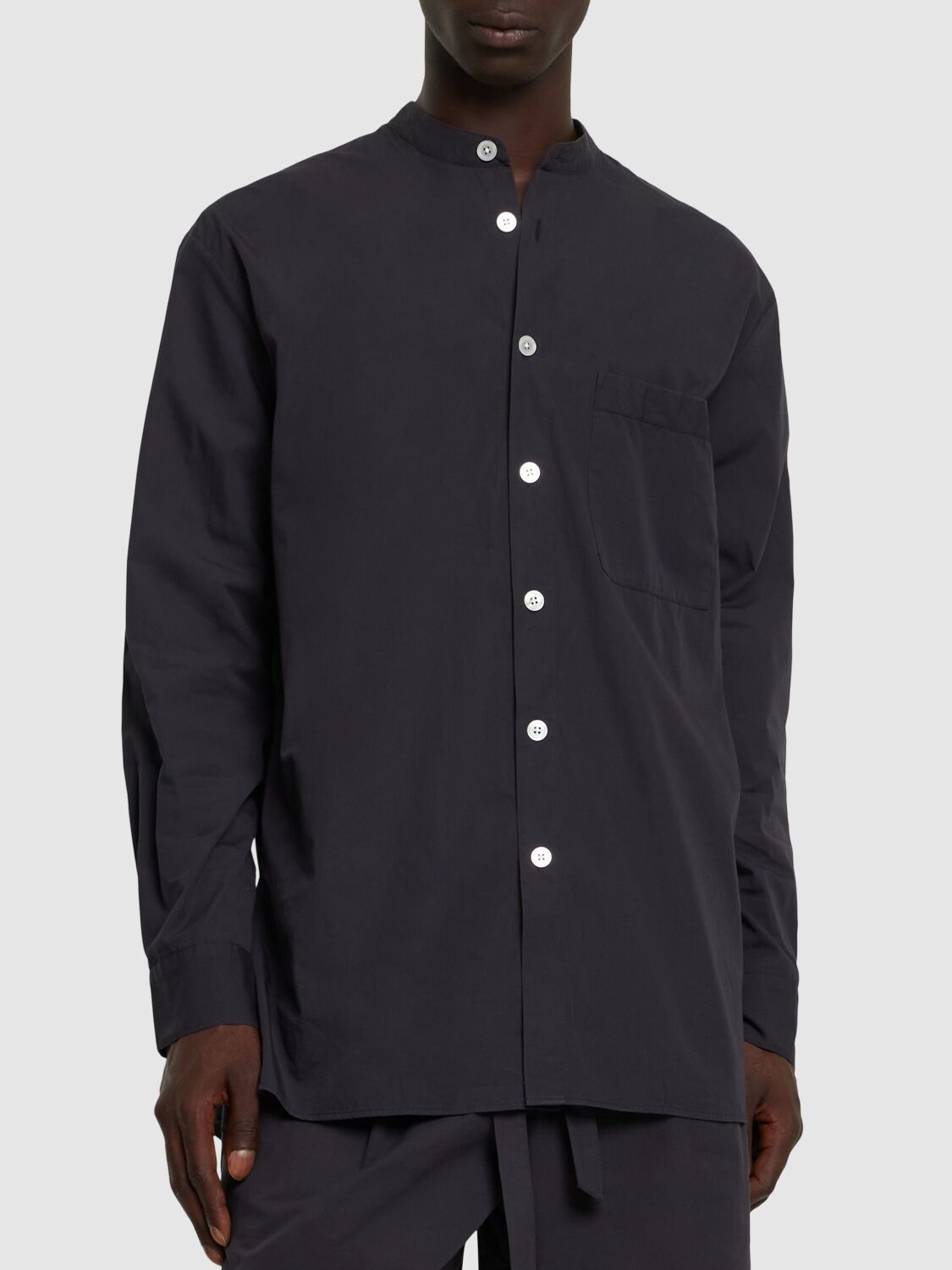 Shop Birkenstock Tekla Long Sleeve Sleep Shirt In Black