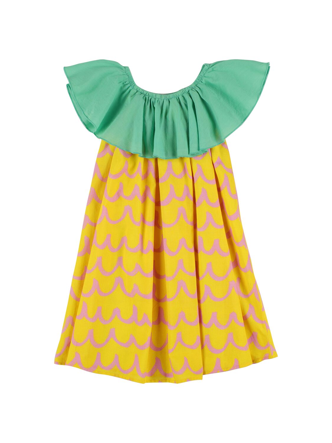 Image of Organic Cotton Pineapple Print Dress