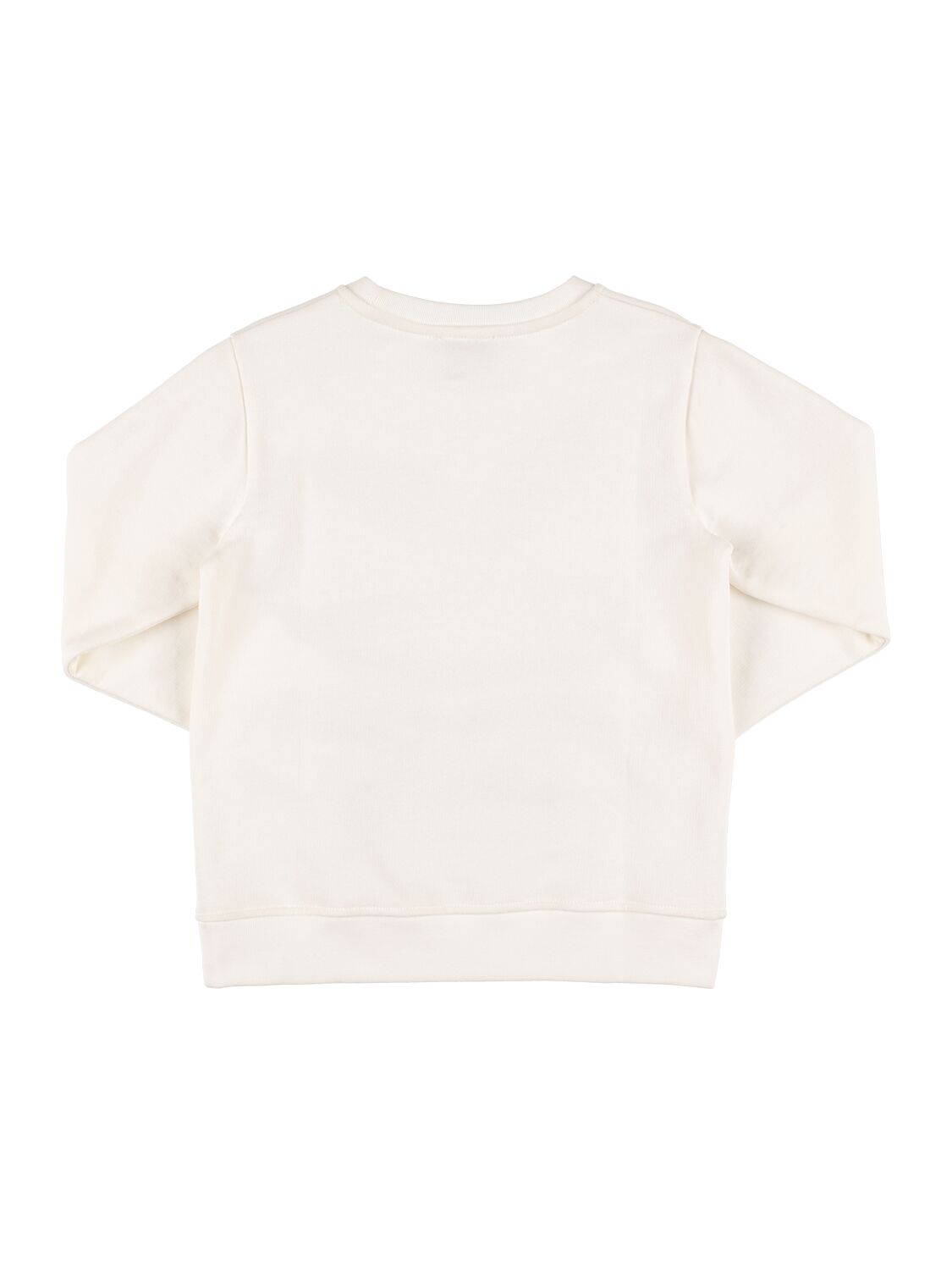 Shop Stella Mccartney Shark Print Organic Cotton Sweatshirt In Weiss