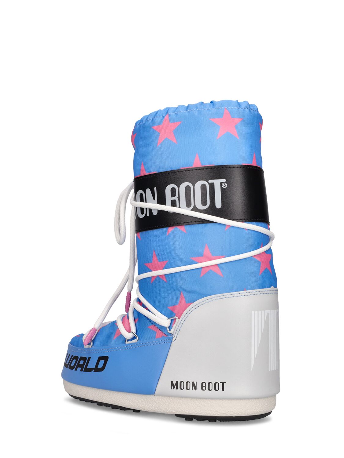 Shop Moon Boot Icon Tall Nylon Snow Boots In Multicolor