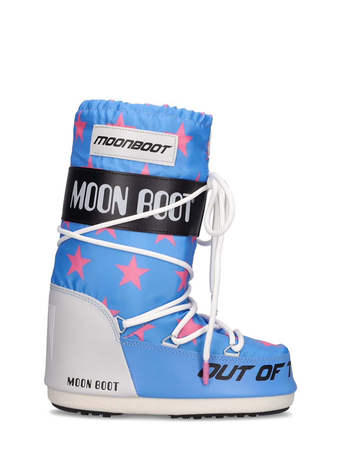 Moon Boot Kids' Icon Tall Nylon Snow Boots In Multicolor