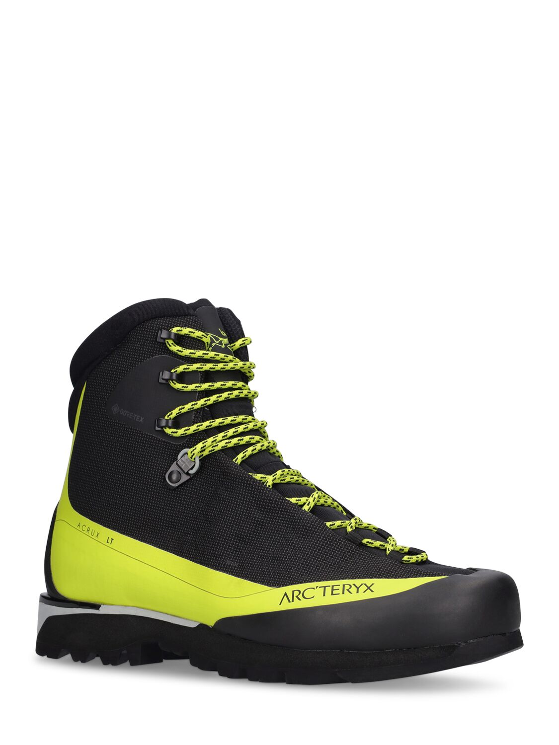 Shop Arc'teryx Acrux Lt Gtx Trail Boots In Black,yellow