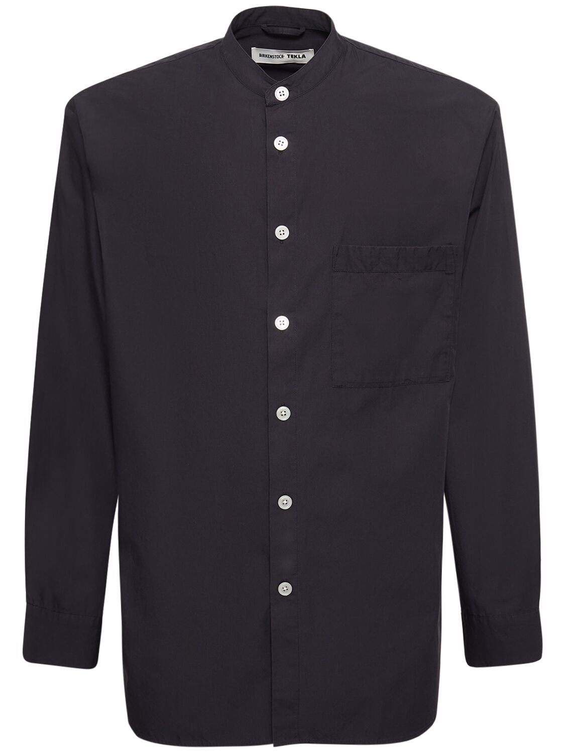Birkenstock Tekla Long Sleeve Sleep Shirt In Black