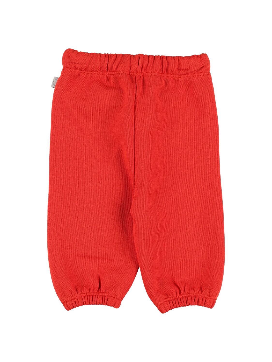 Shop Stella Mccartney Printed Organic Cotton Sweat Pants In Red