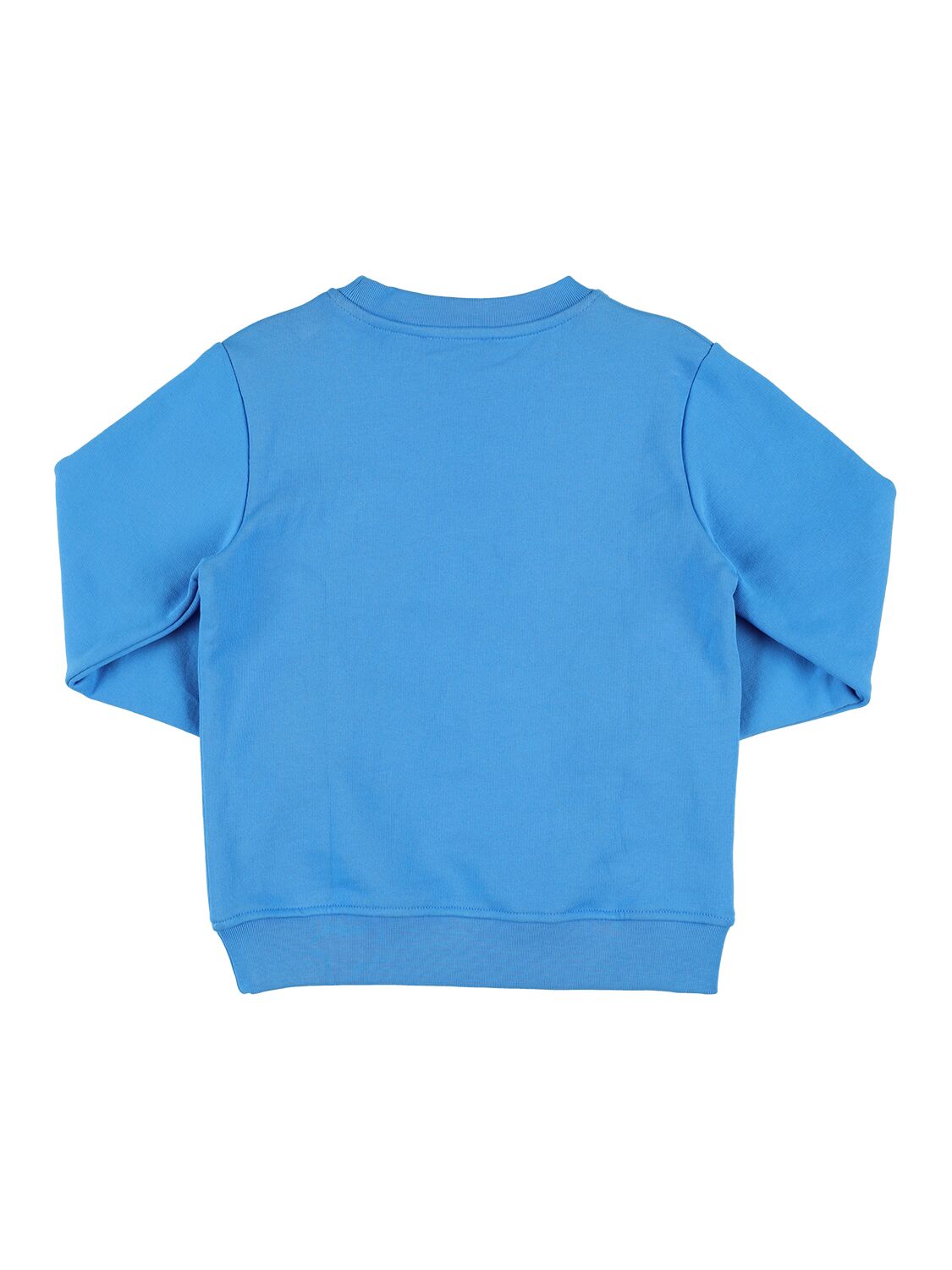 Shop Stella Mccartney Printed Organic Cotton Sweatshirt In Blau