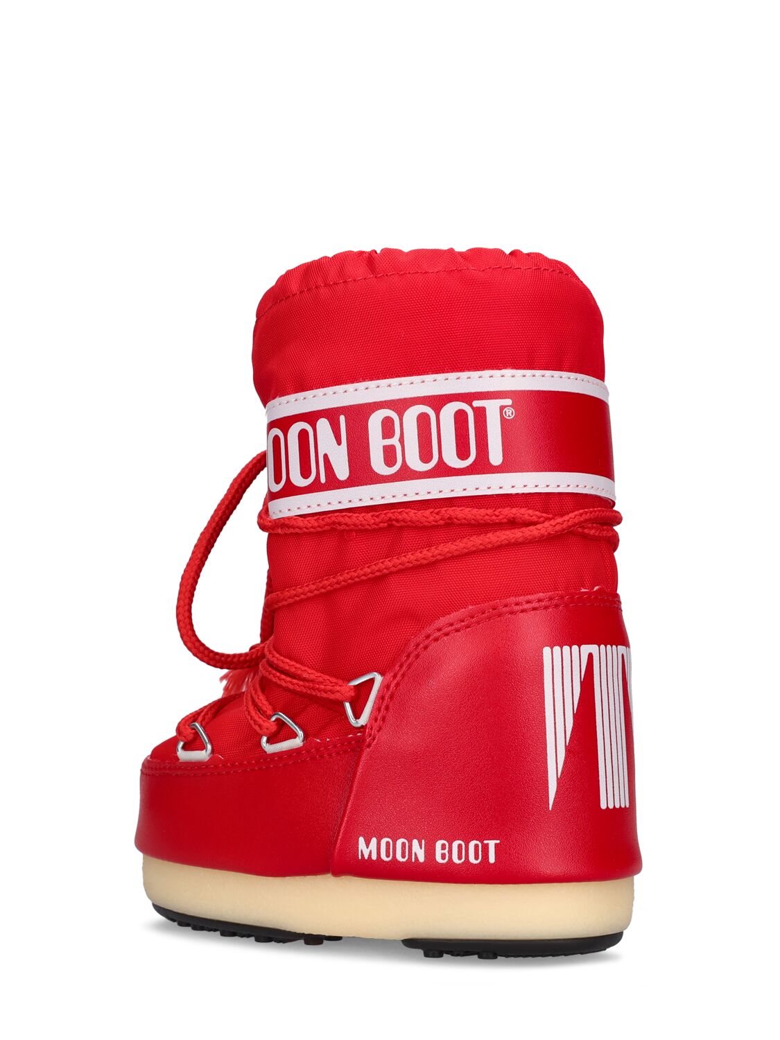 Shop Moon Boot Icon Tall Nylon Snow Boots In Red