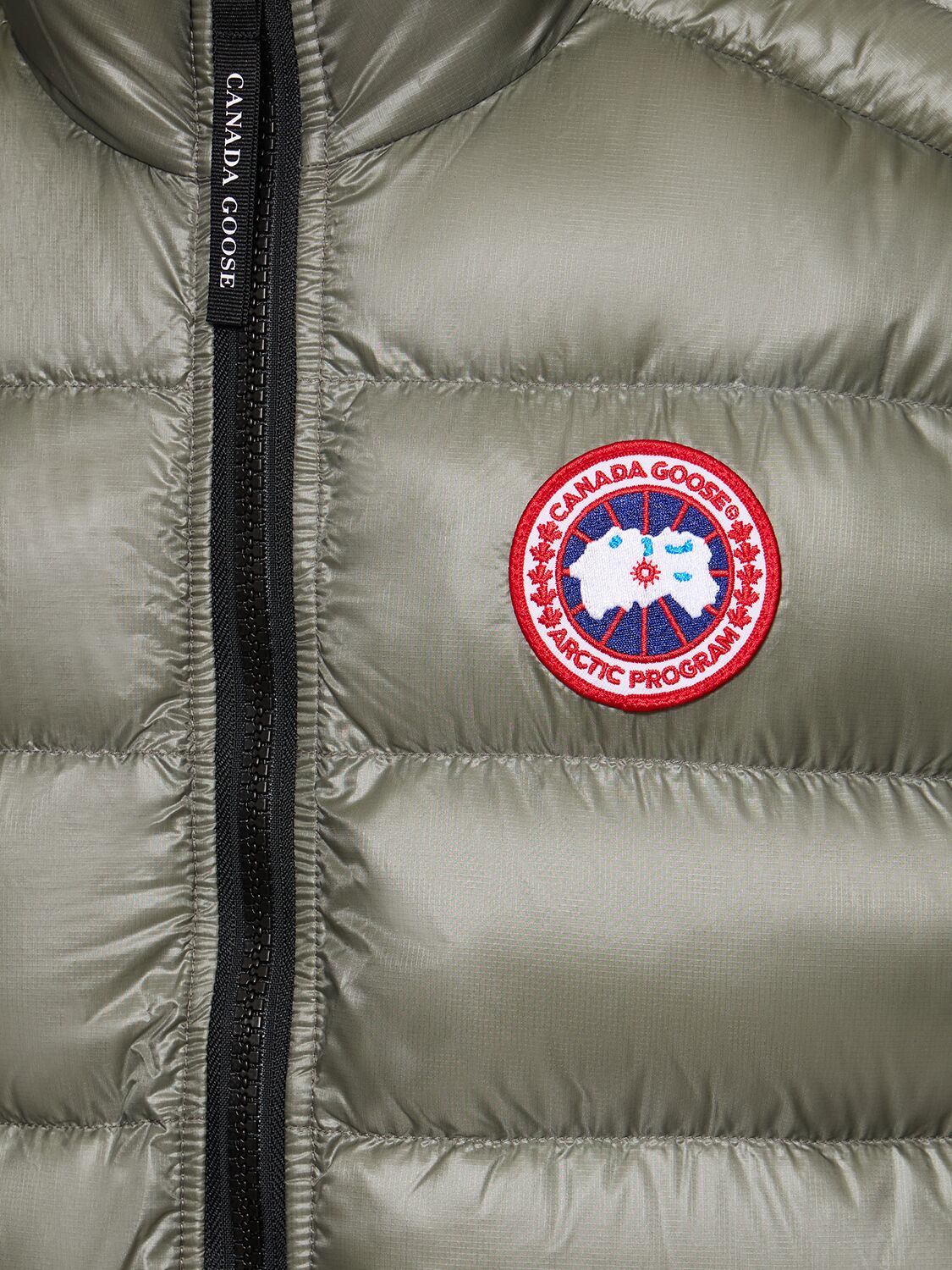 Shop Canada Goose Crofton Recycled Nylon Down Vest In Sagebrush