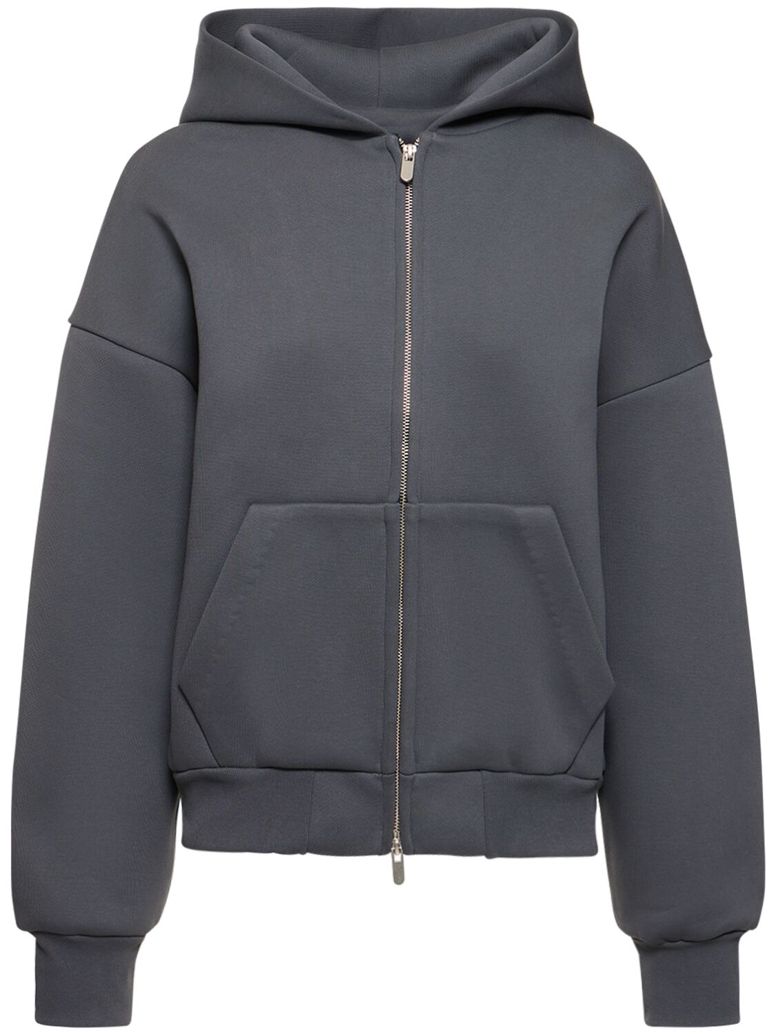 SEVENTH グレー V2 ジップフーディ Cloud V2 Zipped Hoodie | Mens Tracksuit Hoodies | Seventhstores