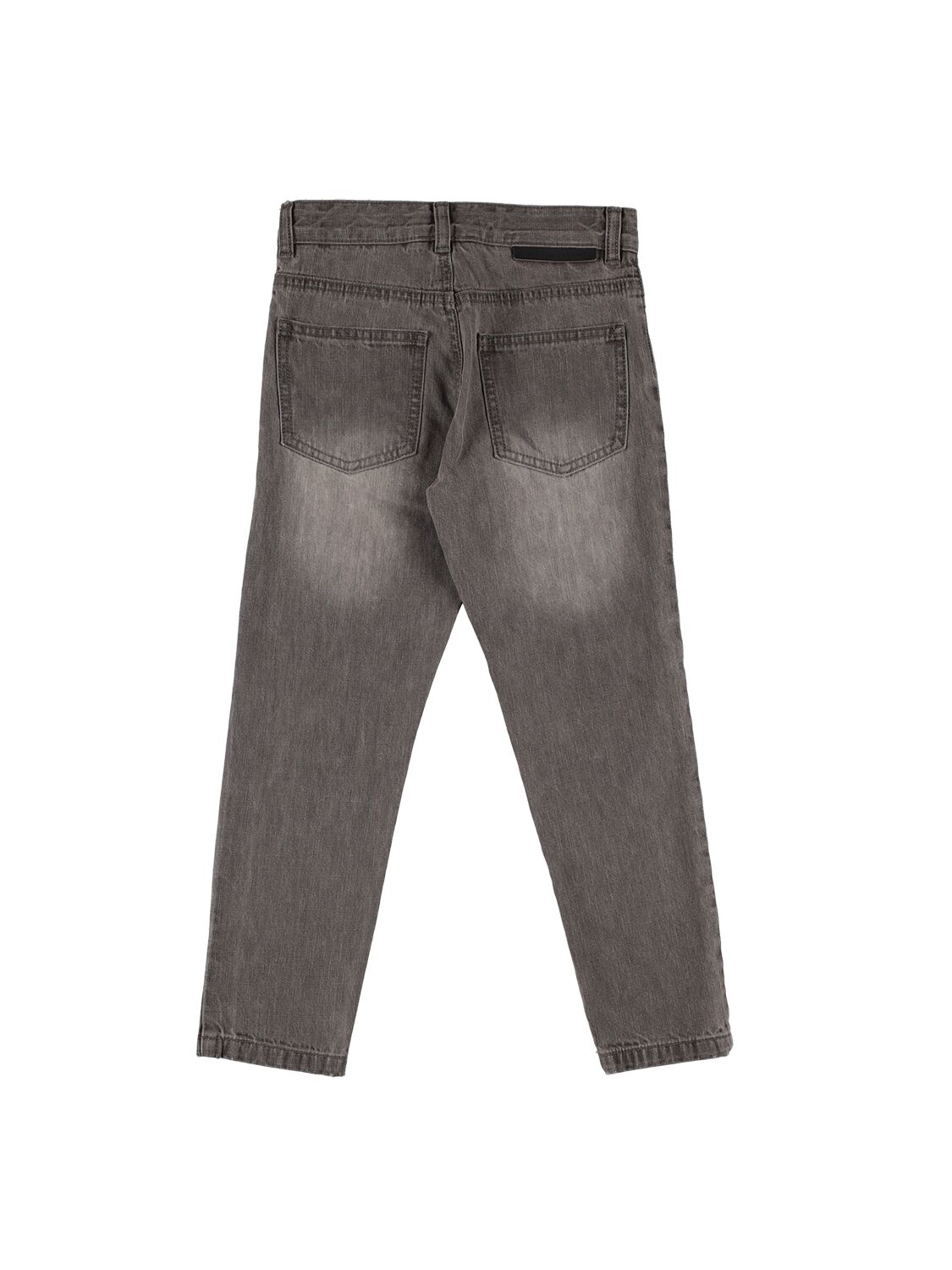 Shop Stella Mccartney Stretch Organic Cotton Denim Jeans In Grau