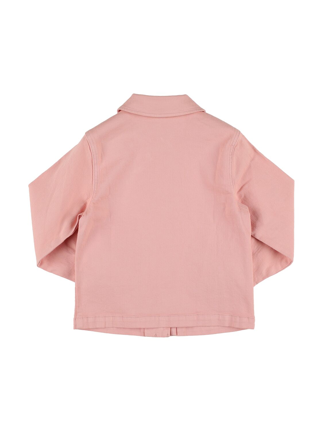 Shop Stella Mccartney Cotton Gabardine Jacket In Rosa