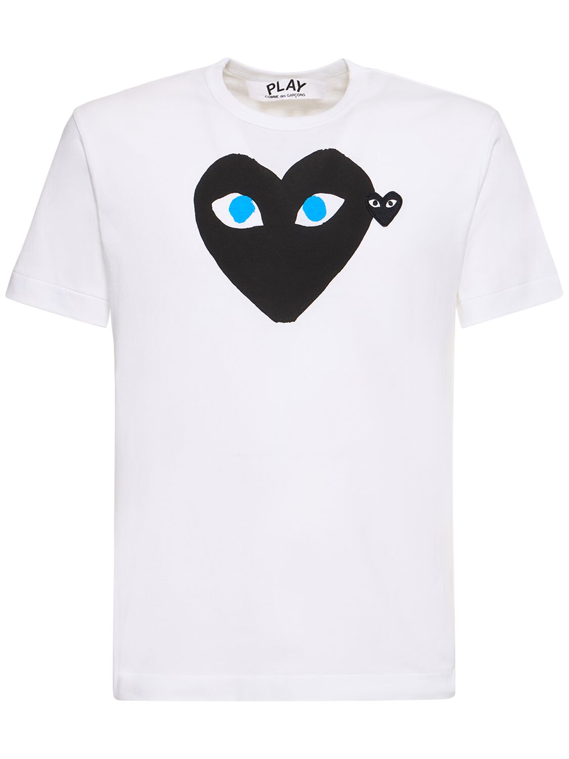 COMME DES GARÇONS PLAY PLAY LOGO COTTON T-SHIRT