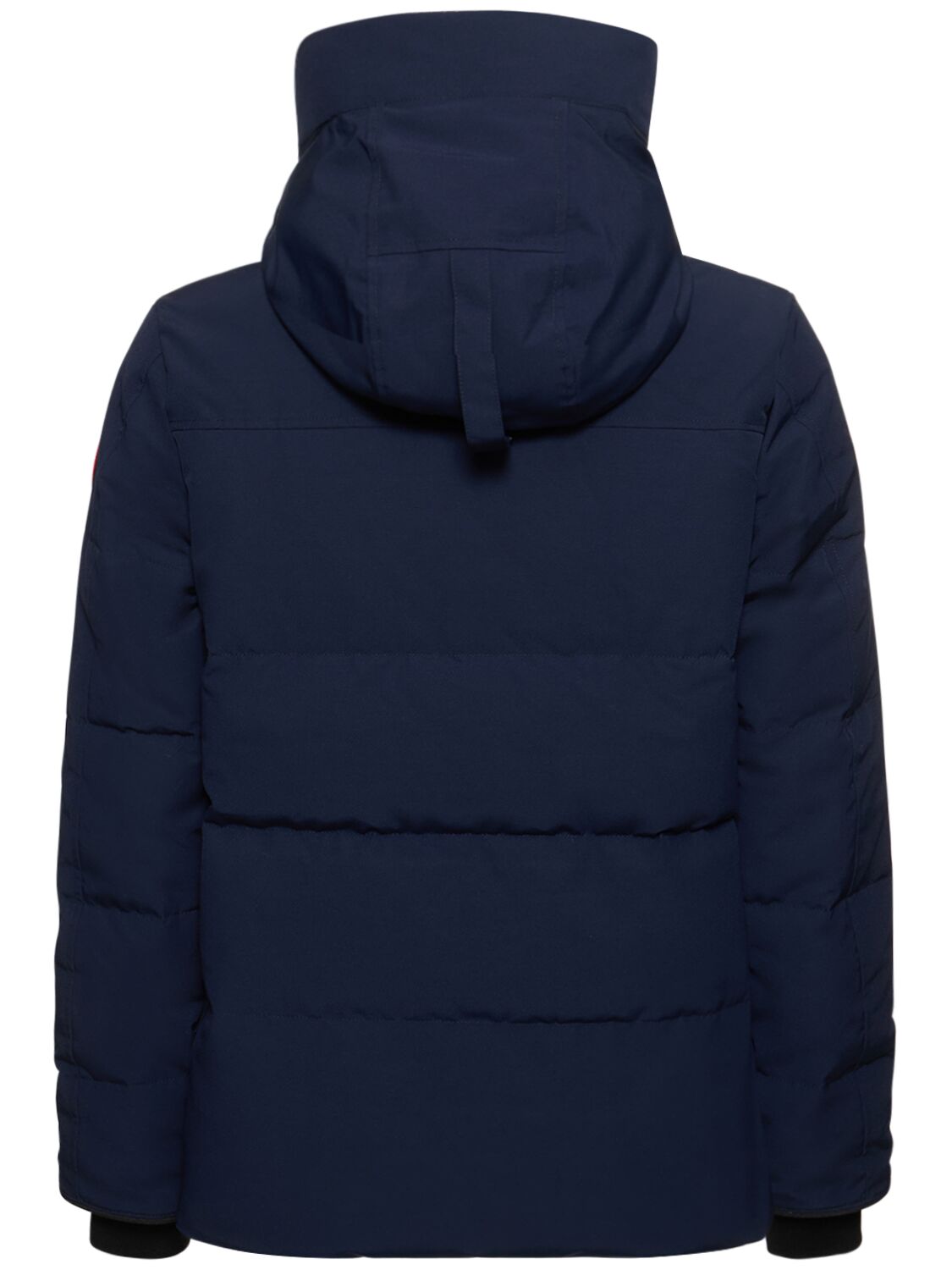 Shop Canada Goose Macmillan Cotton Blend Down Parka In Atlantic Navy