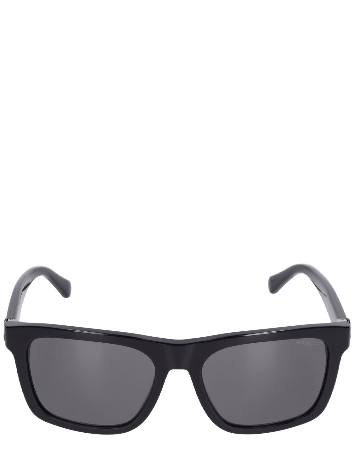 Moncler Colada Squared Sunglasses In Shiny Black