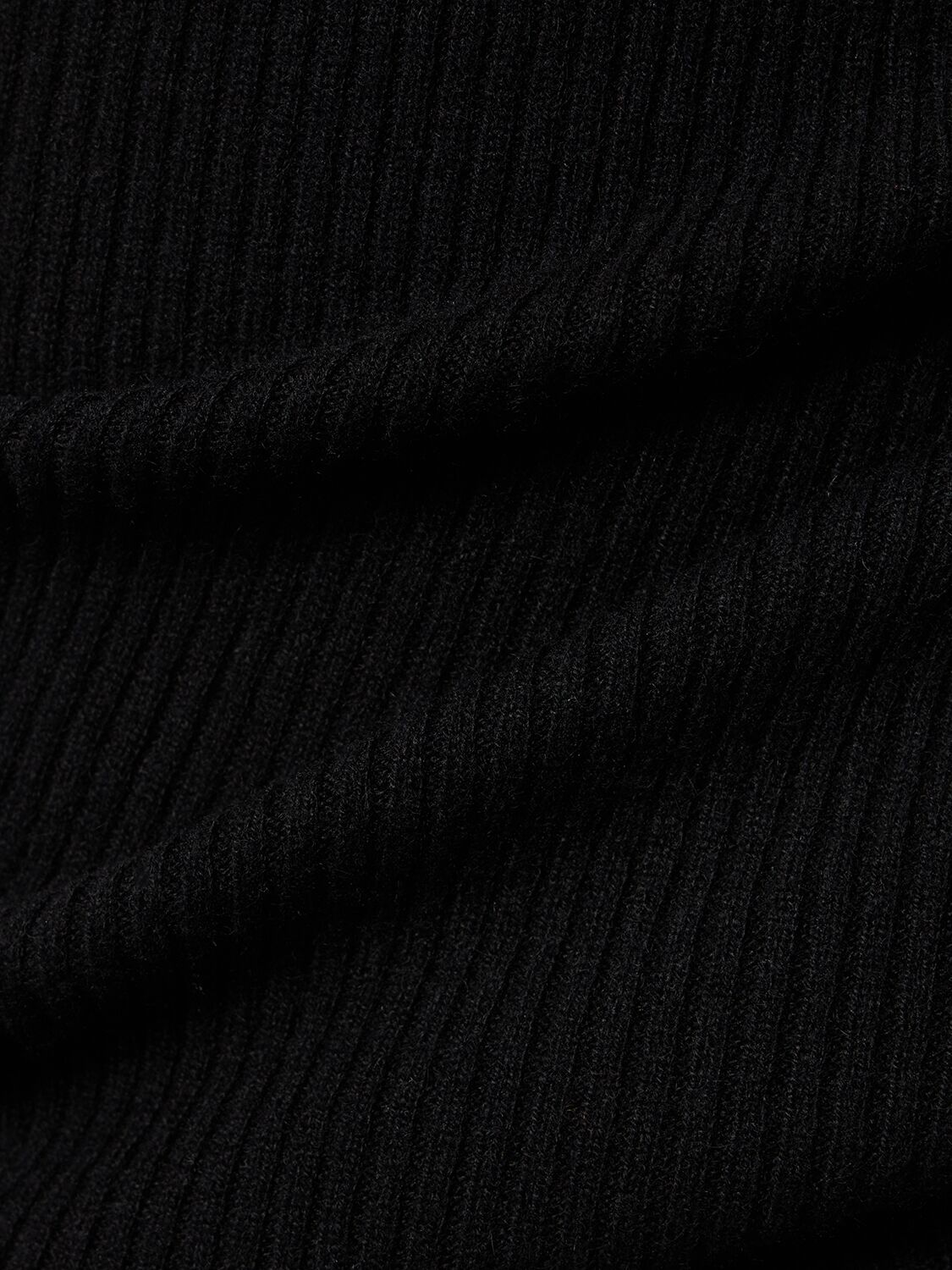 Shop Reformation Basil Cashmere Knit Midi Dress In Black