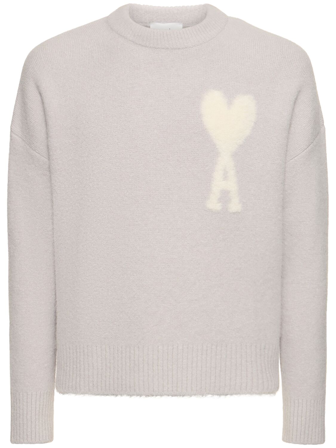 Logo Alpaca Blend Knit Crewneck Sweater – MEN > CLOTHING > KNITWEAR