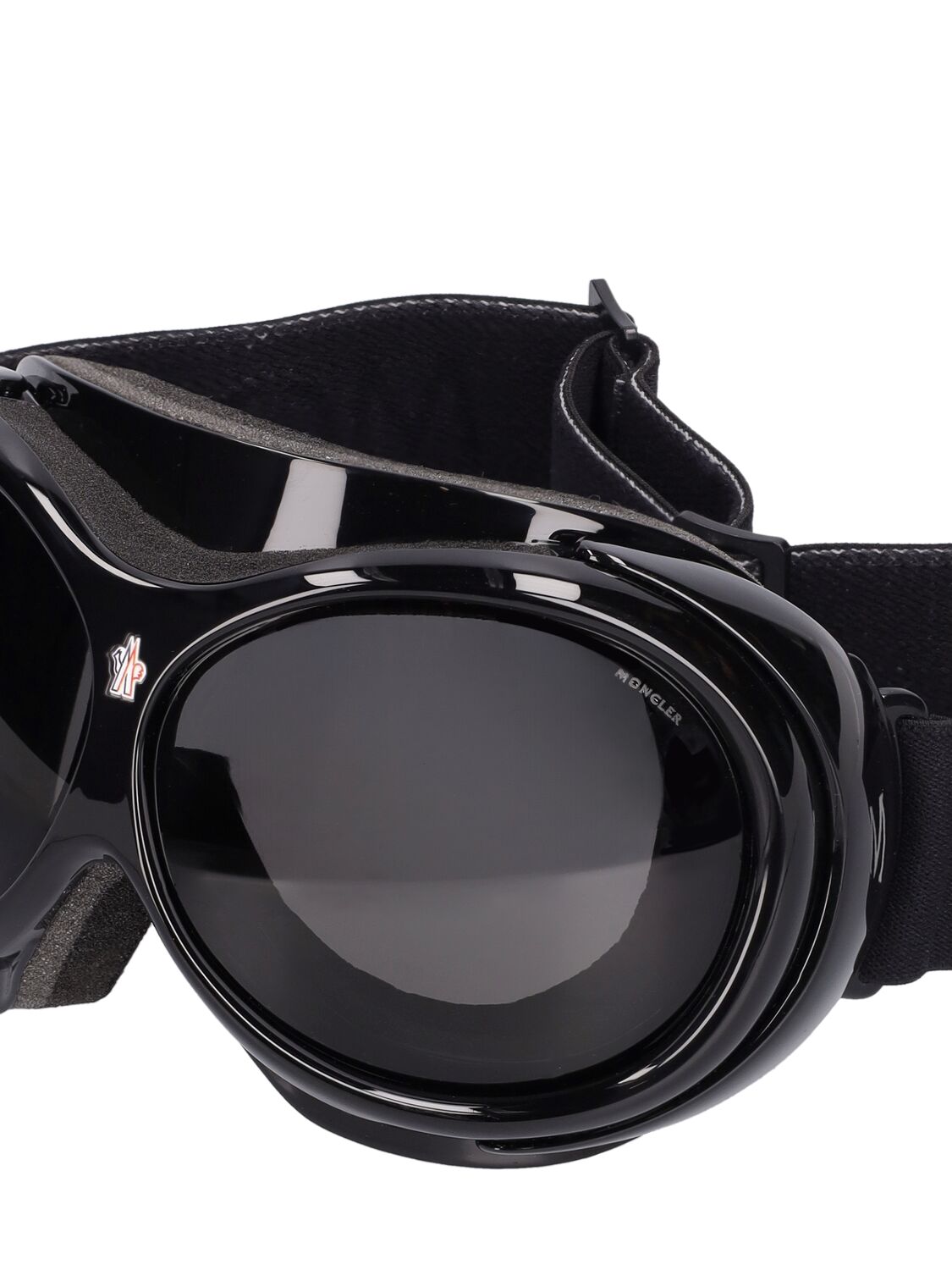 Shop Moncler Ski Goggles In 화이트