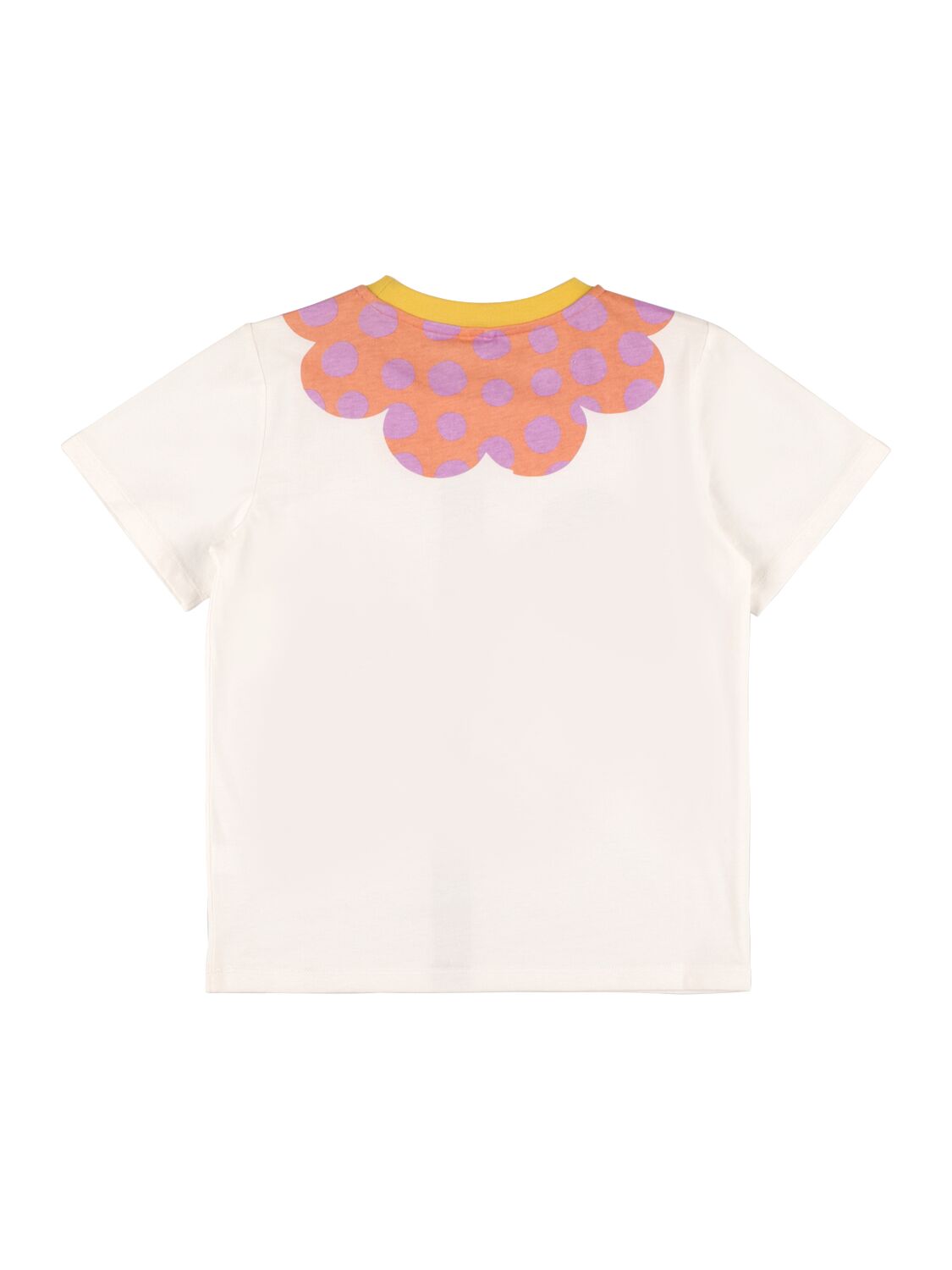 Shop Stella Mccartney Flower Print Organic Cotton T-shirt In White