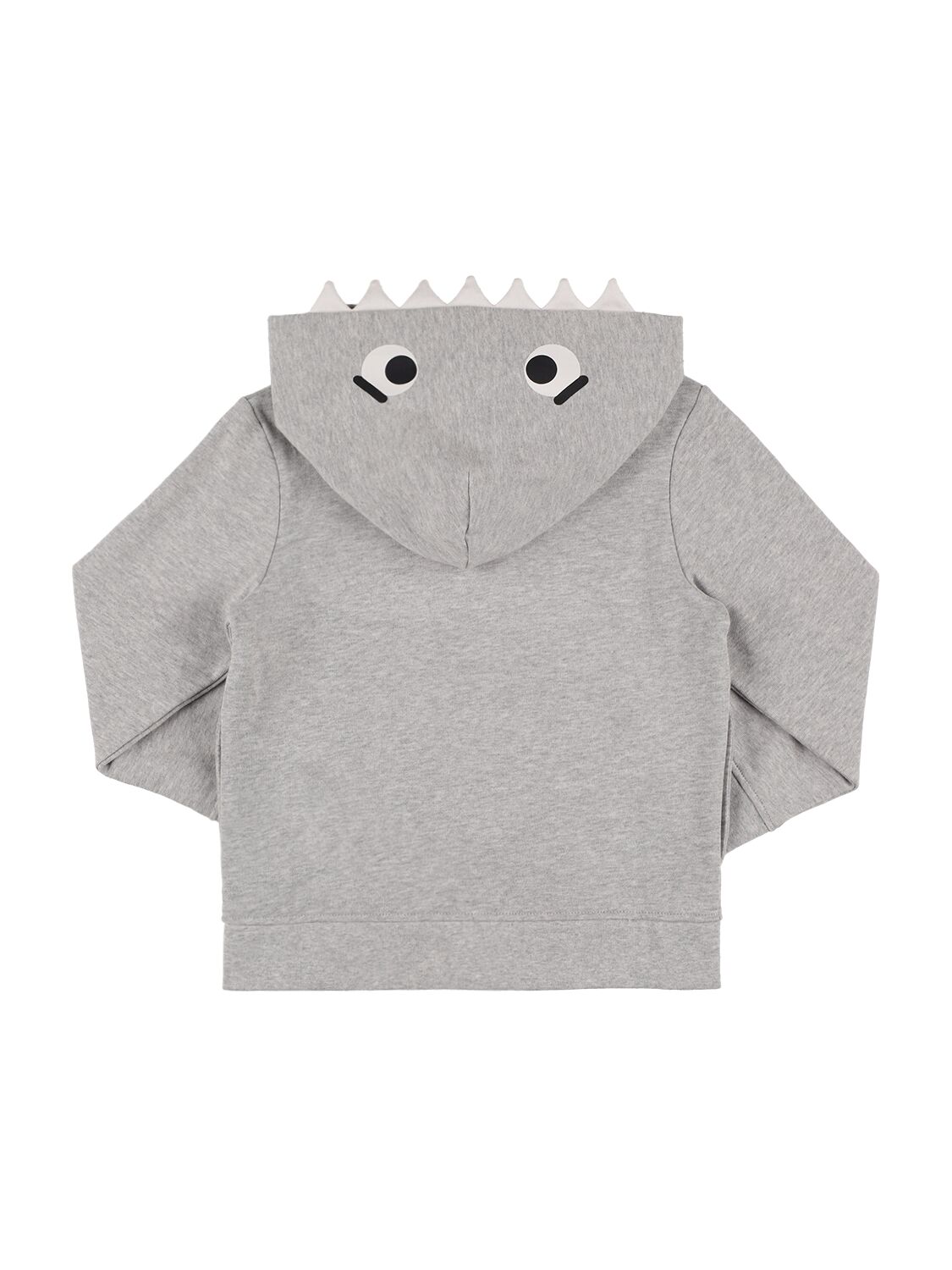 Shop Stella Mccartney Organic Cotton Hooded Sweatshirt In Grau