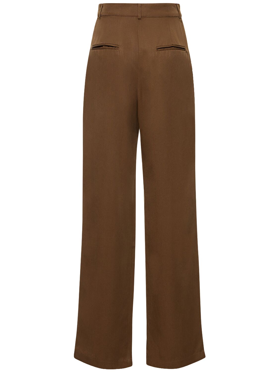 Shop Reformation Mason Tencel Pants In Brown