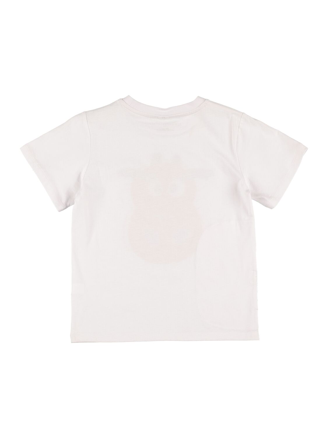 Shop Stella Mccartney Organic Cotton Jersey T-shirt W/patches In White