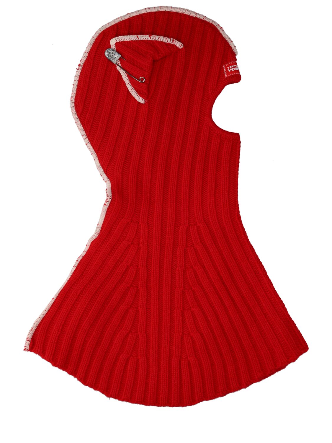 Charles Jeffrey Loverboy Lvr Exclusive Chunky Ears Balaclava In Red