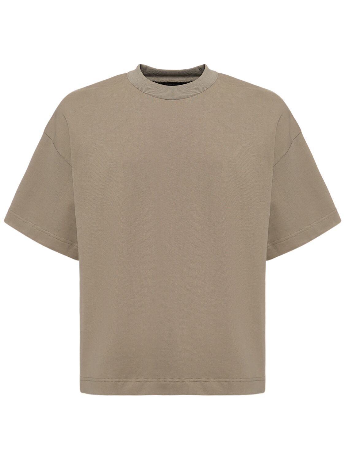 Seventh Pure Cotton T-shirt In Cement Sage