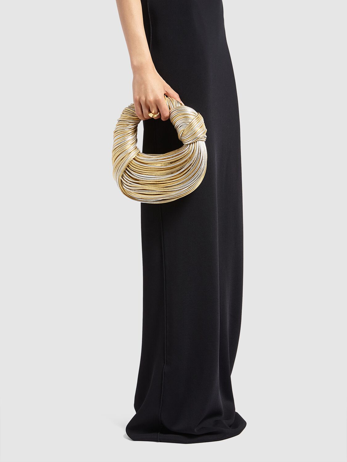 Mini Jodie Leather Top Handle Bag