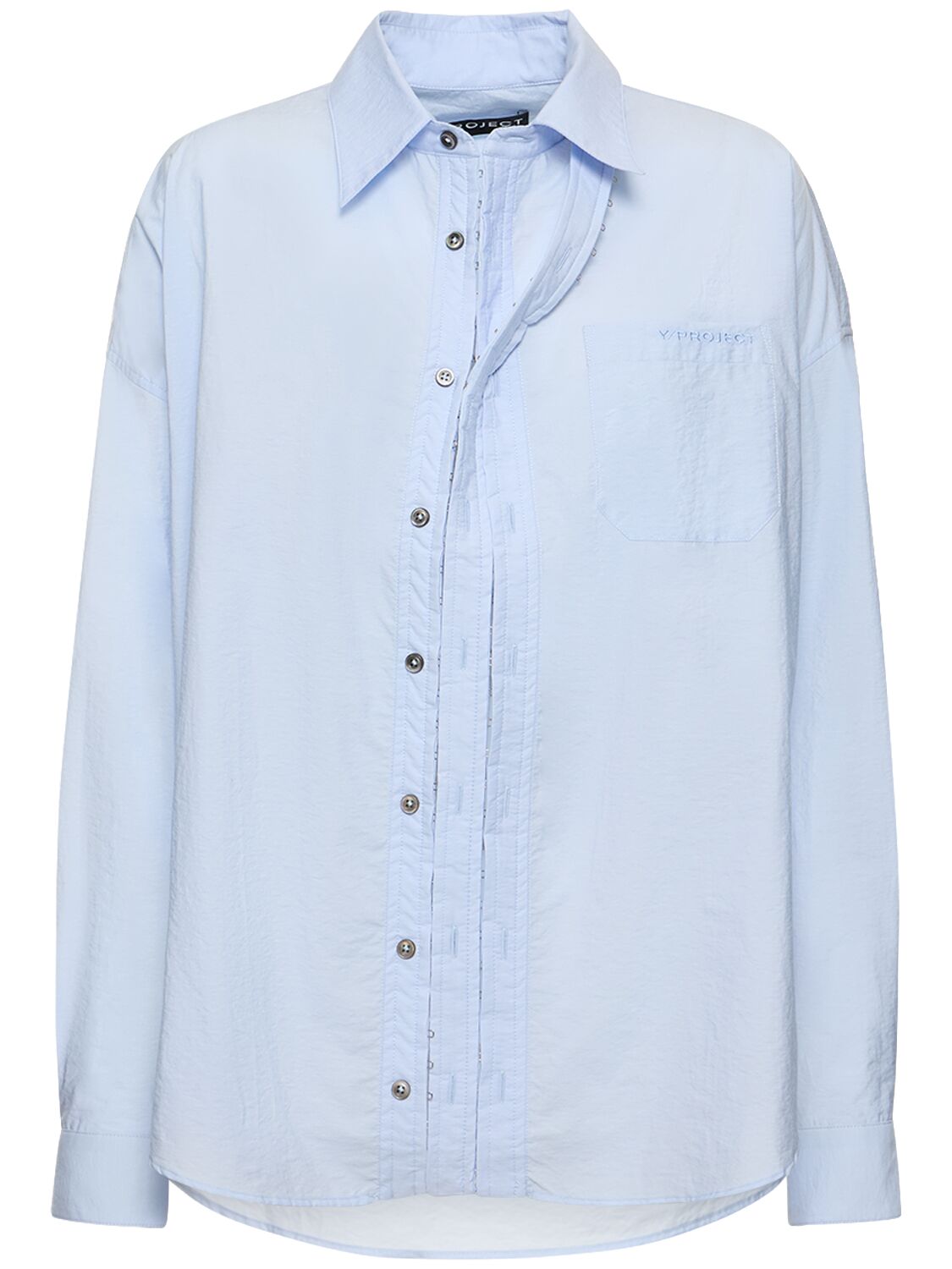 Image of Regular Cotton Blend Shirt