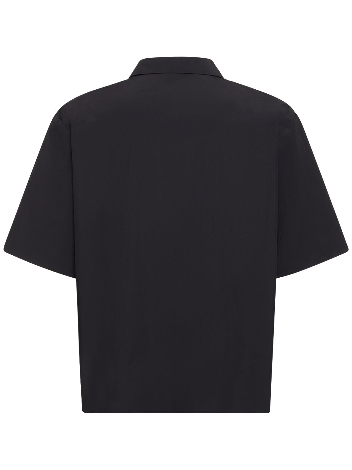 Shop Seventh M5 Cuban Cotton Blend Shirt In Black