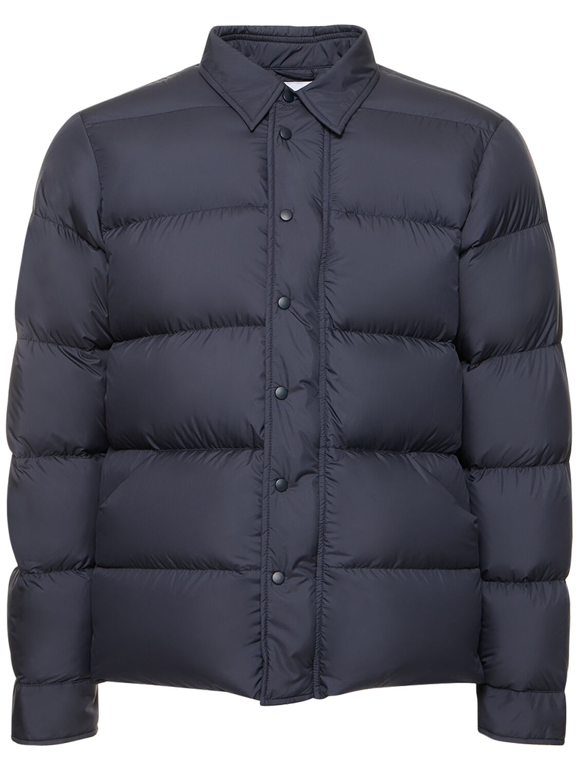 Quilted Tech Down Shirt Jacket – MEN > CLOTHING > DOWN JACKETS