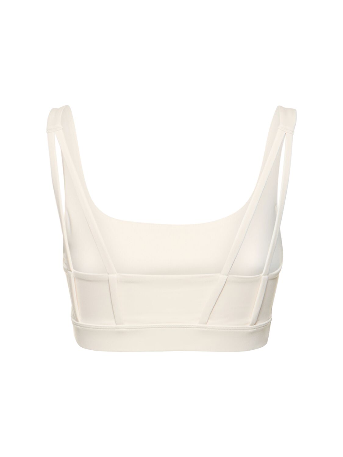 Shop Girlfriend Collective Andy Stretch Tech Bra Top In White