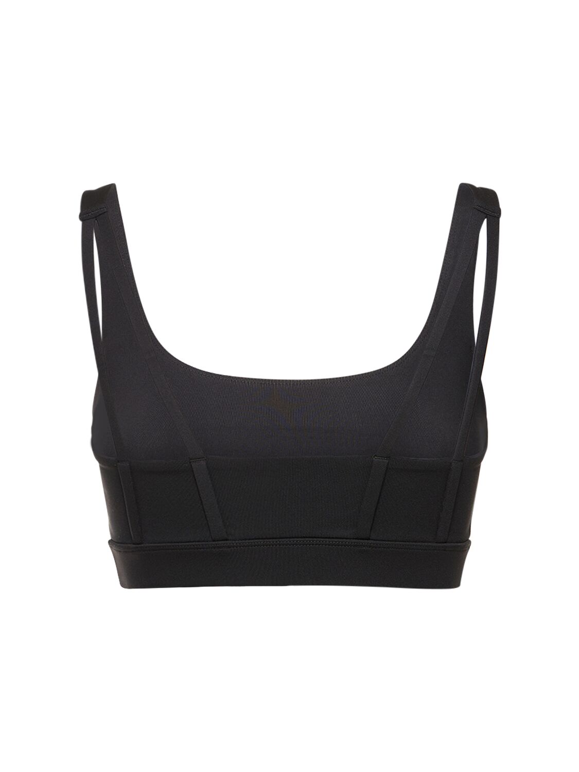 Shop Girlfriend Collective Andy Stretch Tech Bra Top In Black