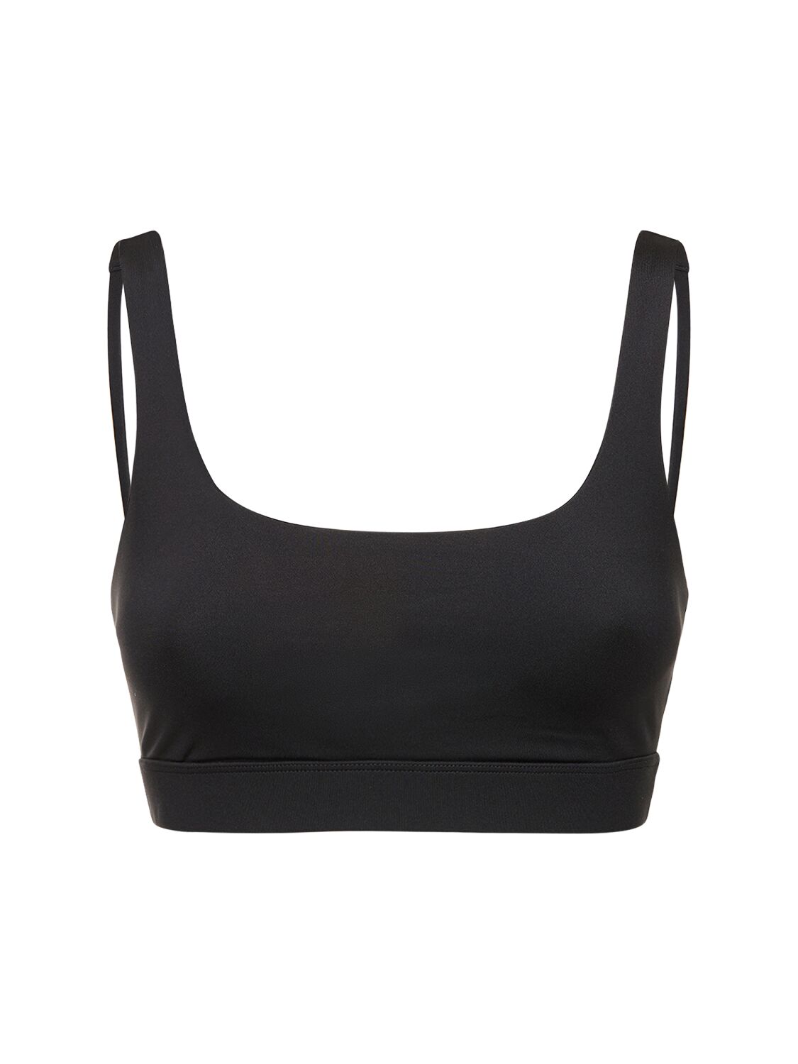 Girlfriend Collective Andy Stretch Tech Bra Top In Black