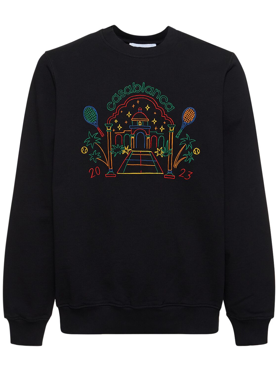 Image of Crayon Temple Cotton Sweatshirt