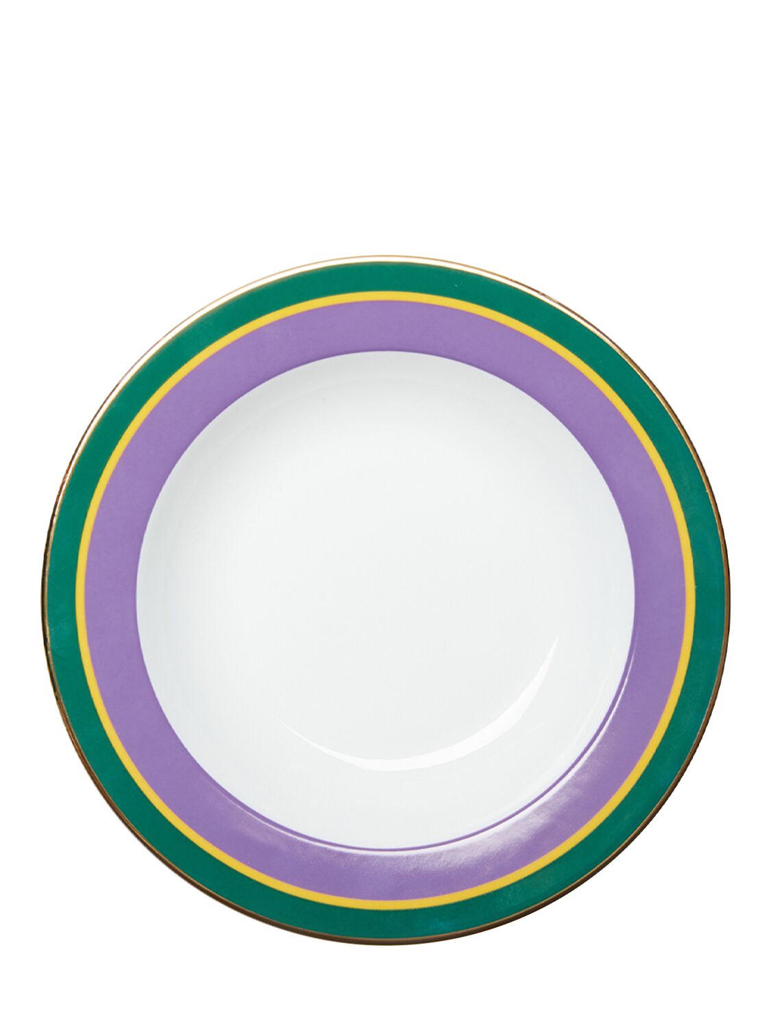 Shop La Doublej Rainbow Viola Soup Dish & Dinner Plate