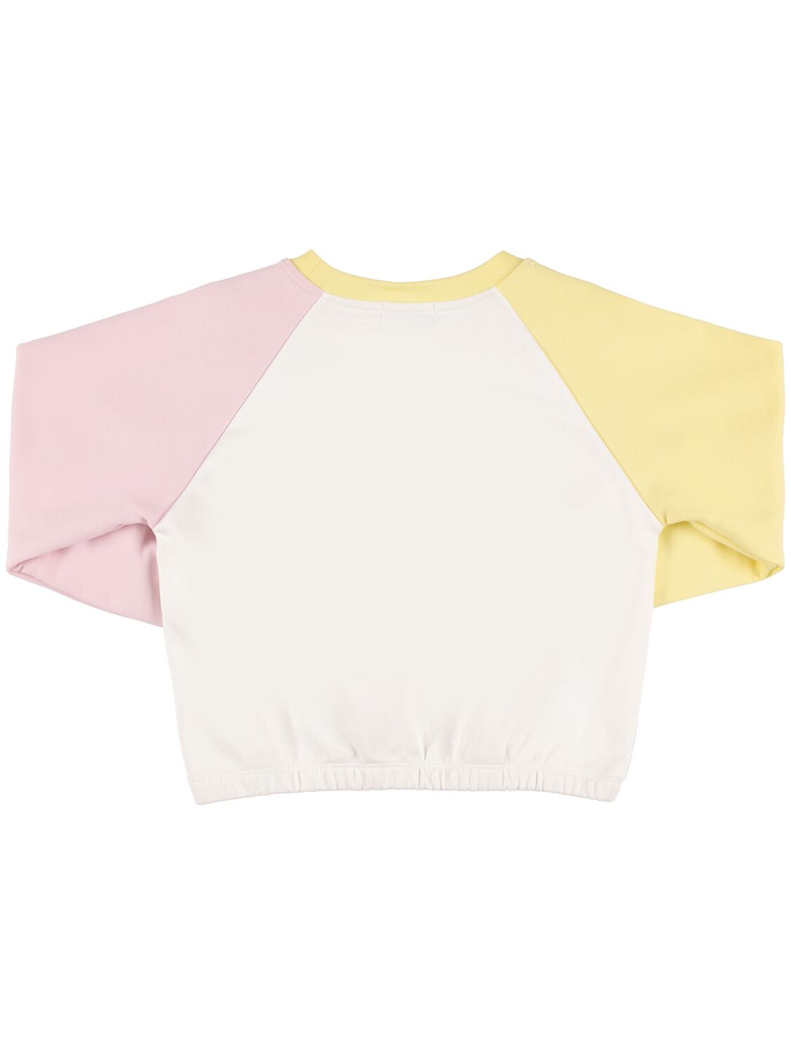 Shop Stella Mccartney Organic Cotton Printed Sweatshirt In Bunt
