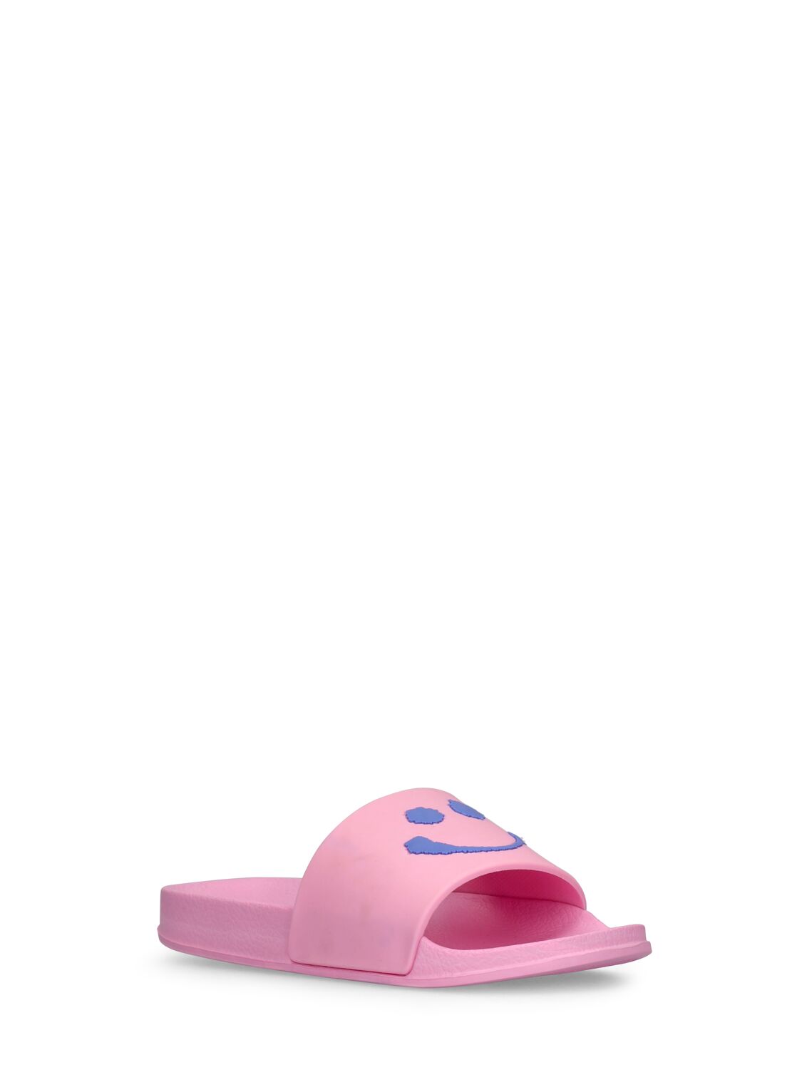 Shop Molo Embossed Rubber Slide Sandals In Pink