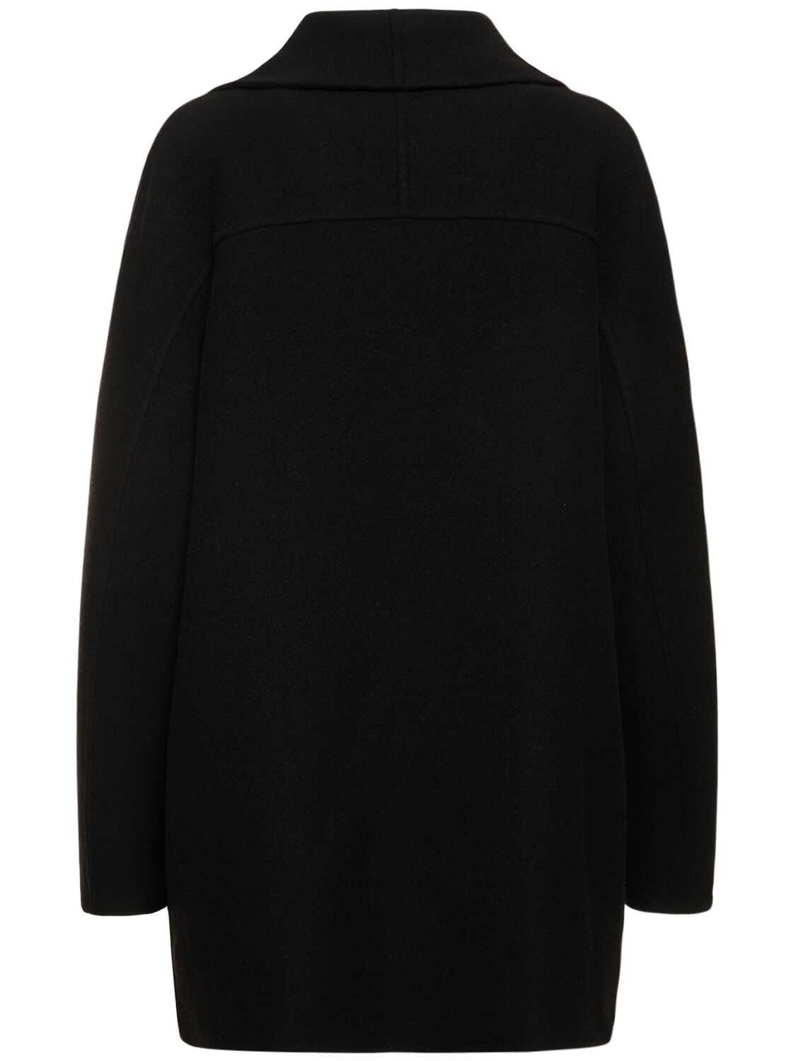 Shop The Row Polli Oversize Wool Blend Jacket In Black
