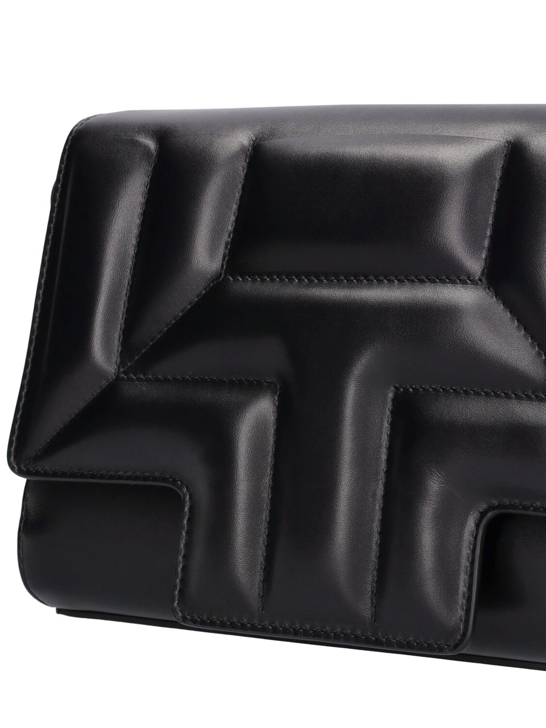 Shop Tom Ford Medium Quilted Leather Shoulder Bag In Black