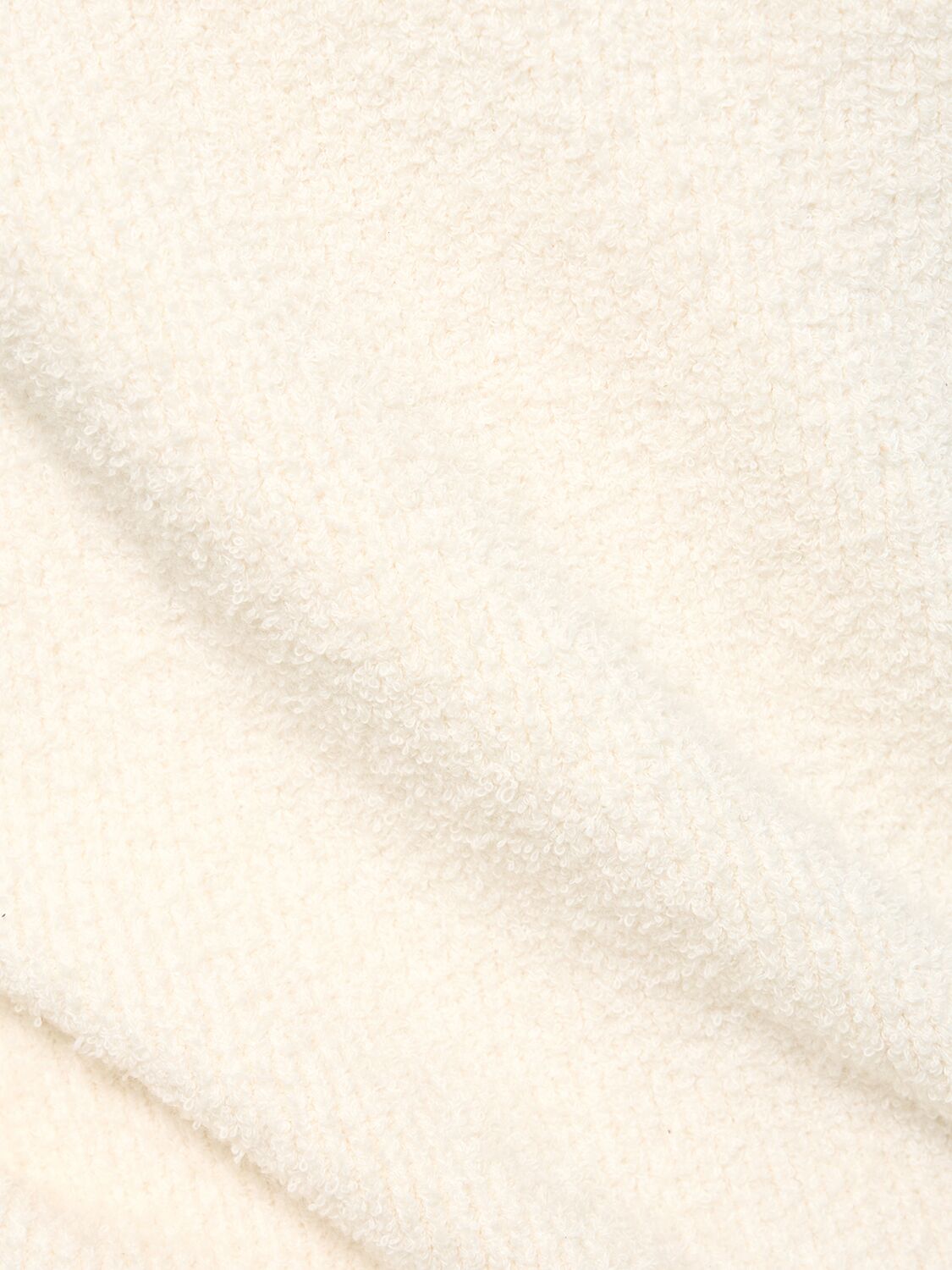 Shop Totême Raglan-sleeve Terry Knit Cotton Top In White