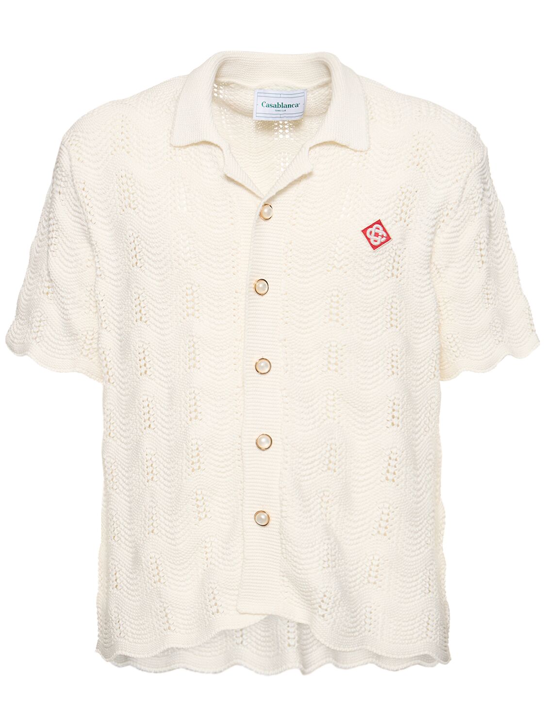 Jacquard Monogram Cotton Terry Shirt