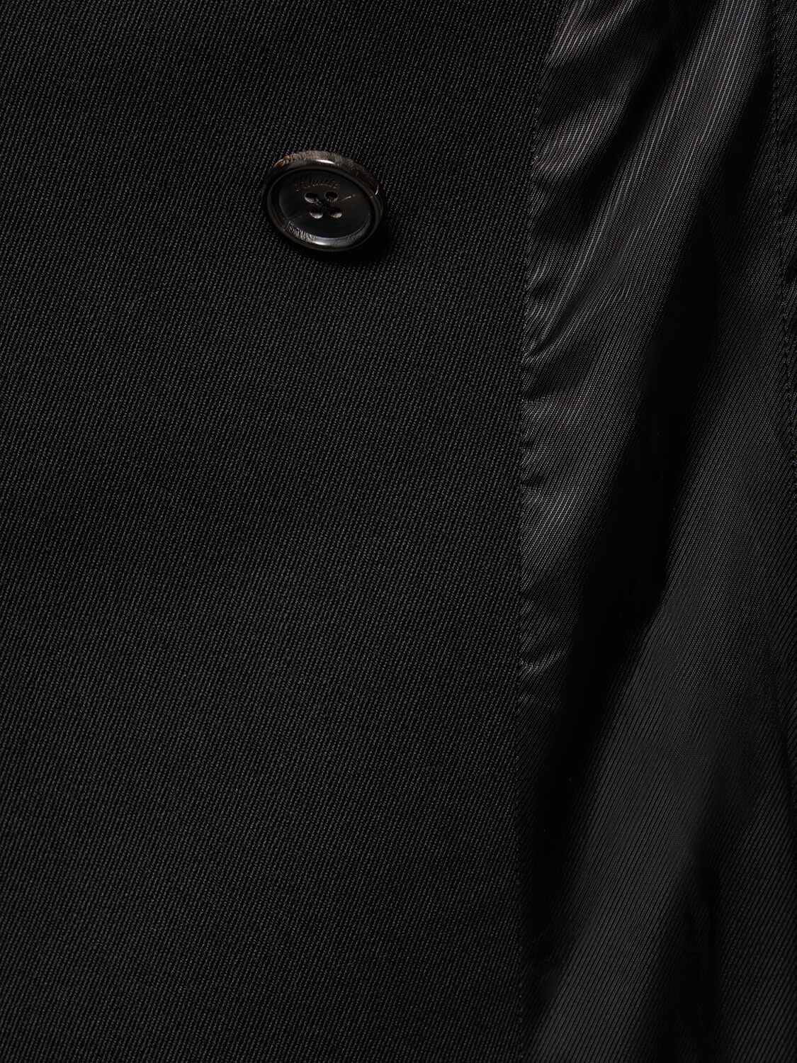 Shop Khaite Kento Wool Blend Long Coat In Black
